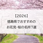 【2026】徳島県でおすすめのお花見・桜の名所7選
