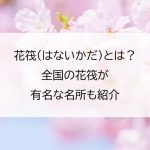 花筏（はないかだ）とは？全国の花筏が有名な名所も紹介